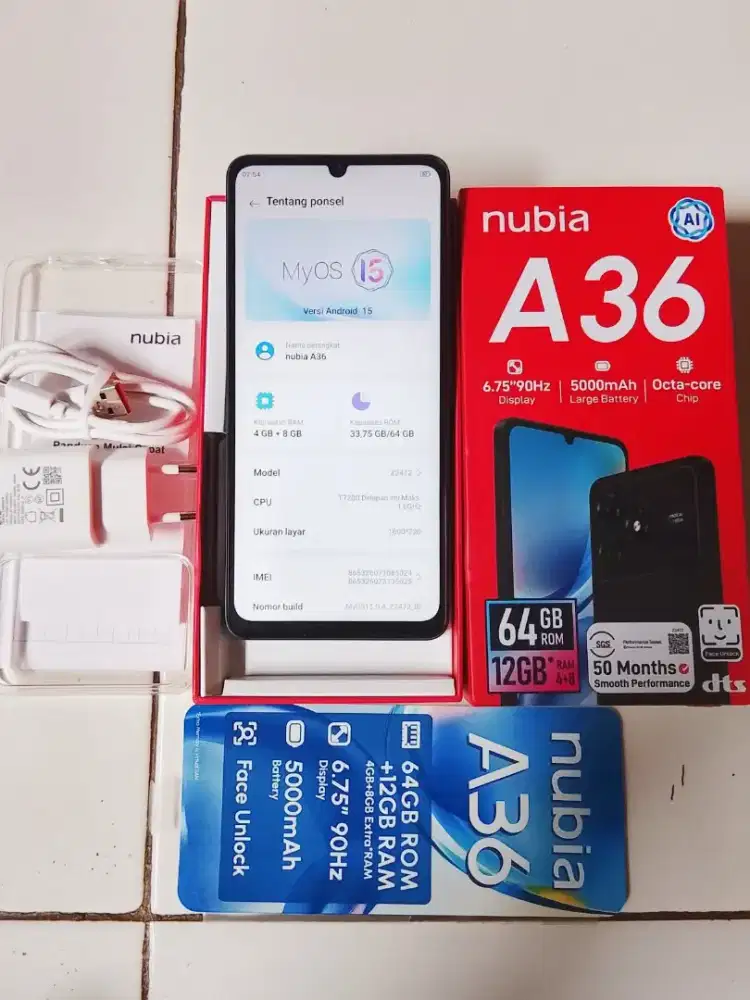Nubia A36 original