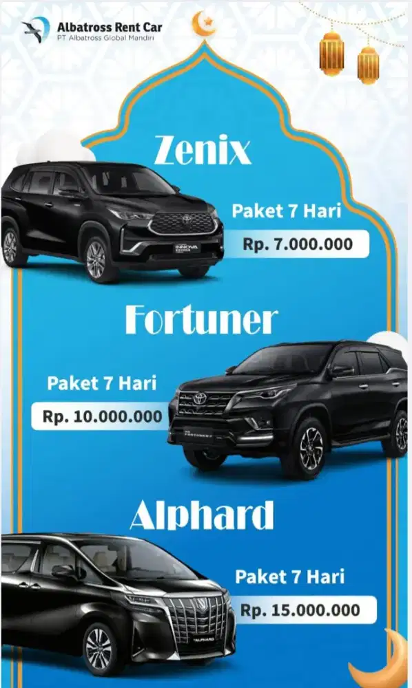 Menyediakan Rental mobil