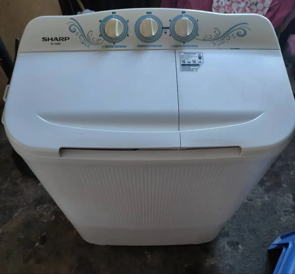 MESIN CUCI SHARP 2 TABUNG 6.5 kg