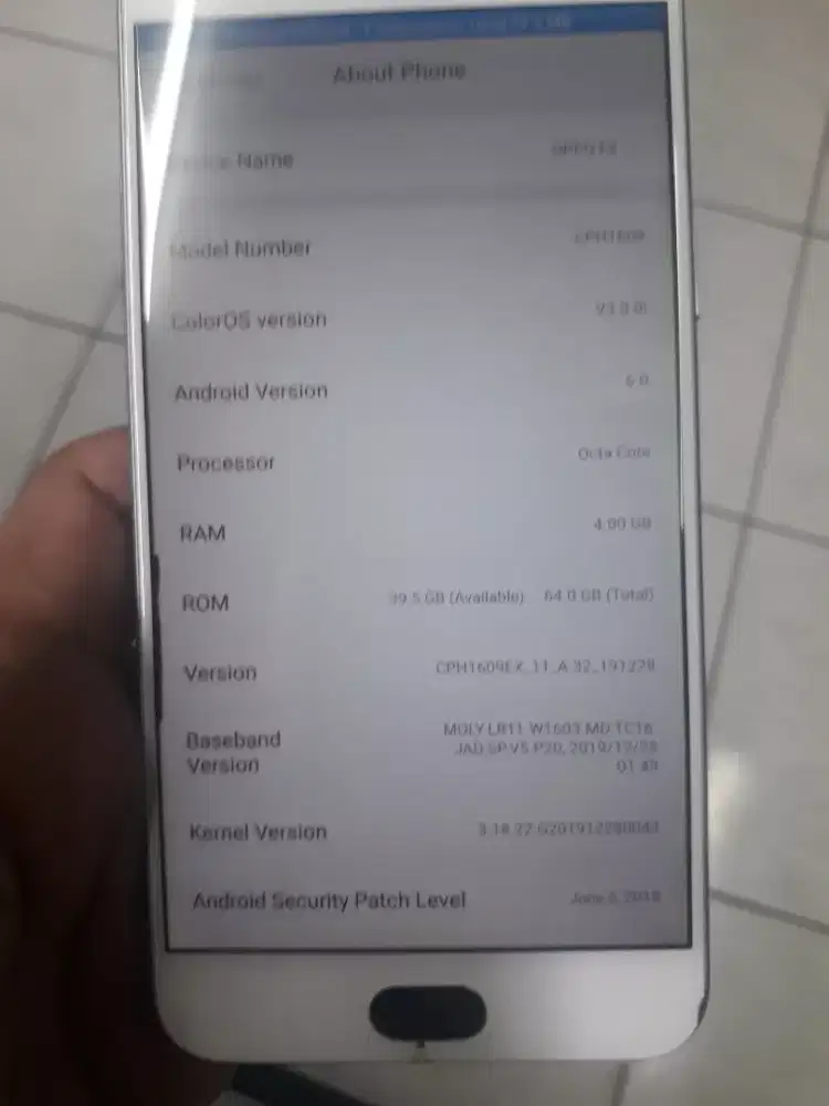 HP OPPO F3 BEKAS