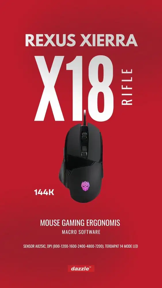 Rexus xierra X18 mouse gaming