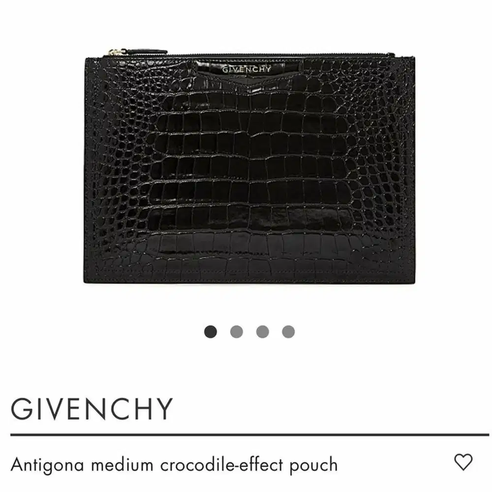 Givenchy Antigona Large Clutch – Black Leather