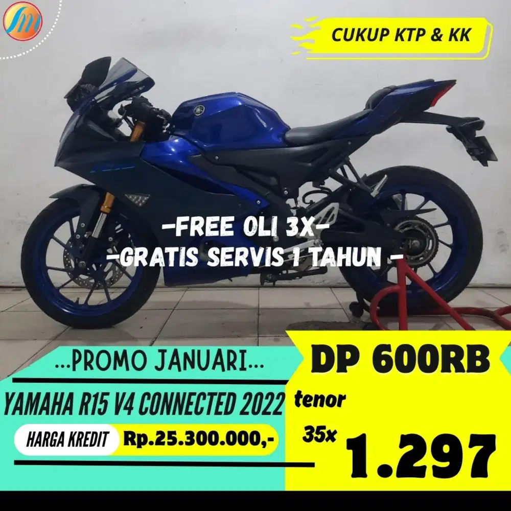 YAMAHA R15 V4 2022 DP CUMA 600RIBU ANGSURAN TERJANGKAU BERGARANSI
