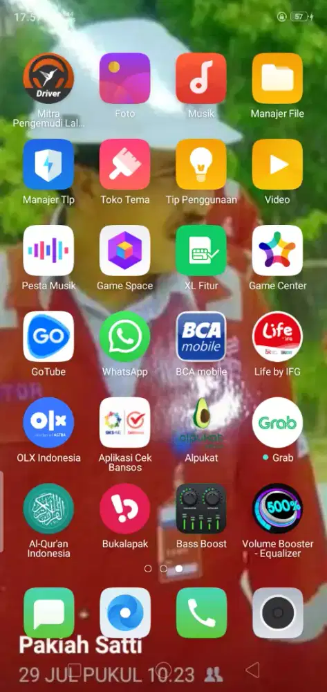 Dijual, hp Oppo a3s kondisi normal dan sedang dipakai