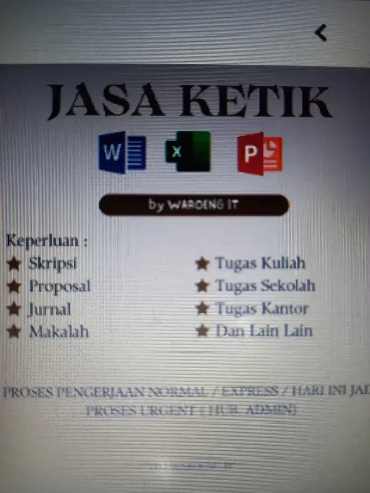 Terima Jasa Ketik