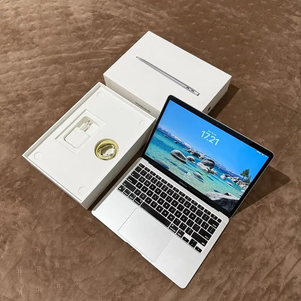 (iBox) Macbook Air M1 13 inch 8/256 2020 Silver Fullset