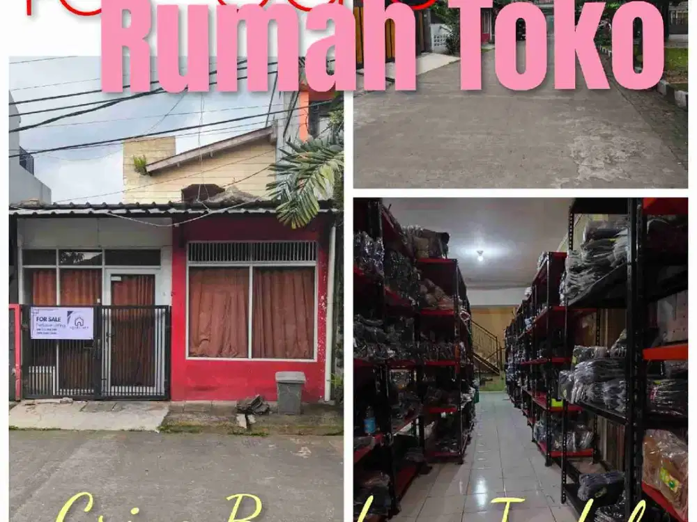 Ruko di Area Griya Bandung Indah (GBI), Cocok untuk Gudang dan Usaha Online