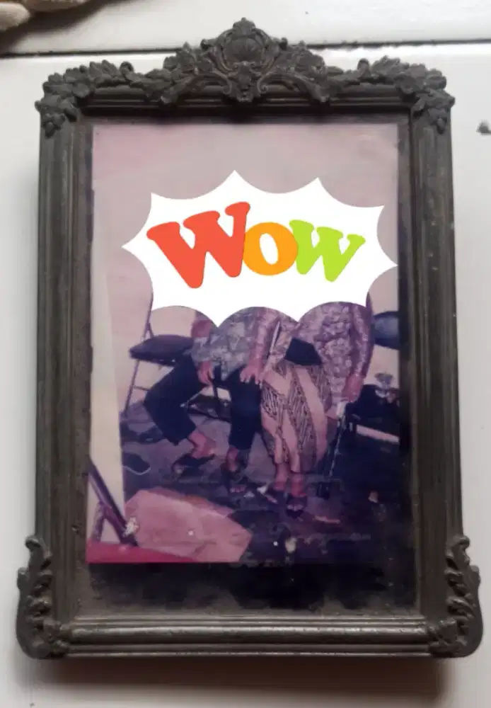 Bingkai foto antik royal selangor pewter