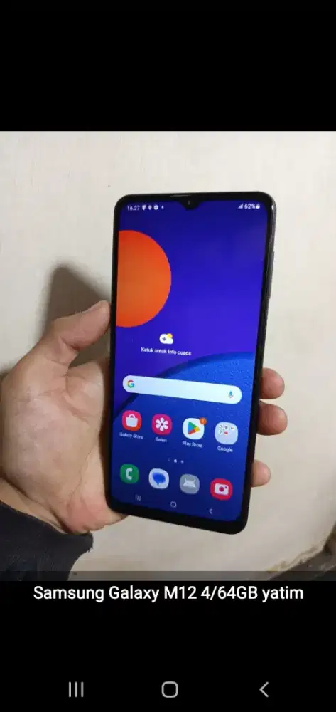 Samsung M12 ram 4/64 mulus no minus