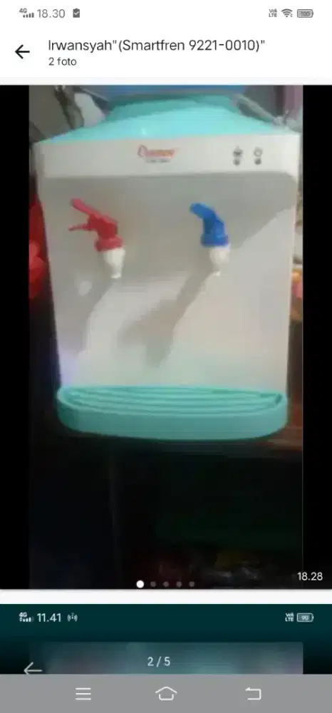 Jual-cptBU:Dispenser Portable Panas&Dingin biasa Cosmos,No-minus