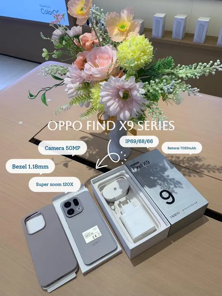 OPPO Find X9 16/512GB cicilan DP 0 admin 0 bunga 0% free 2x cicilan