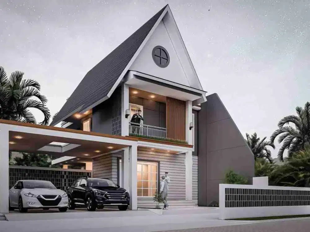 villa luas 700mtr inden 12 bln kota batu view pegunungan