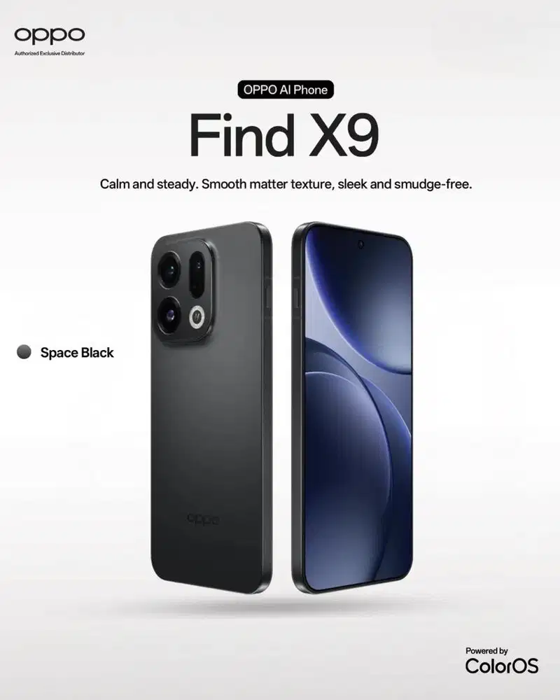 OPPO Find X9 16/512GB - Indodana-Home Credit-Avanto-Akulaku-Kredivo