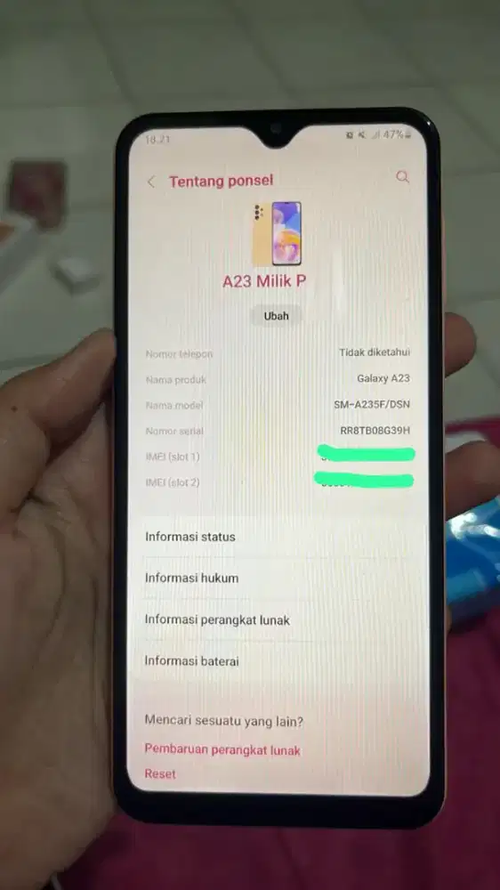 Jual Samsung A23 6/128gb