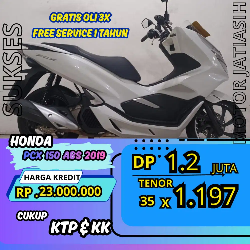 DP MURAH HONDA PCX 150 ABS 2019  JUTA BISA CASH/KREDIT