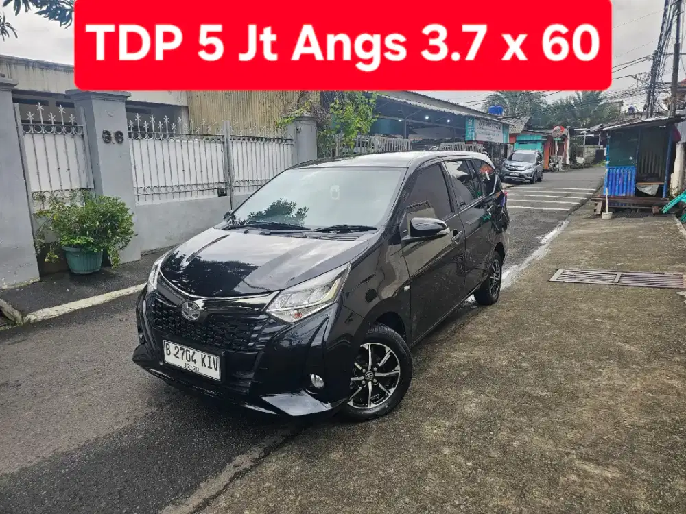 TDP 5 Jt Angs Termurah New Calya G 2023 Matic Hitam Low Km Like New