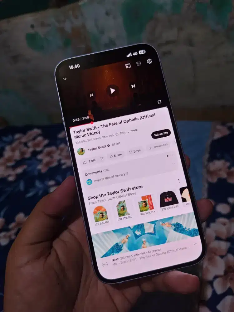 Iphone 14 Plus 128GB Ungu Inter