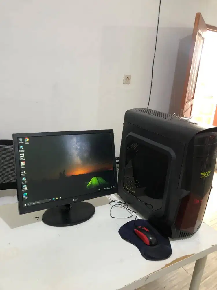 PC Gaming Murah & Monitor GT1030 Komputer