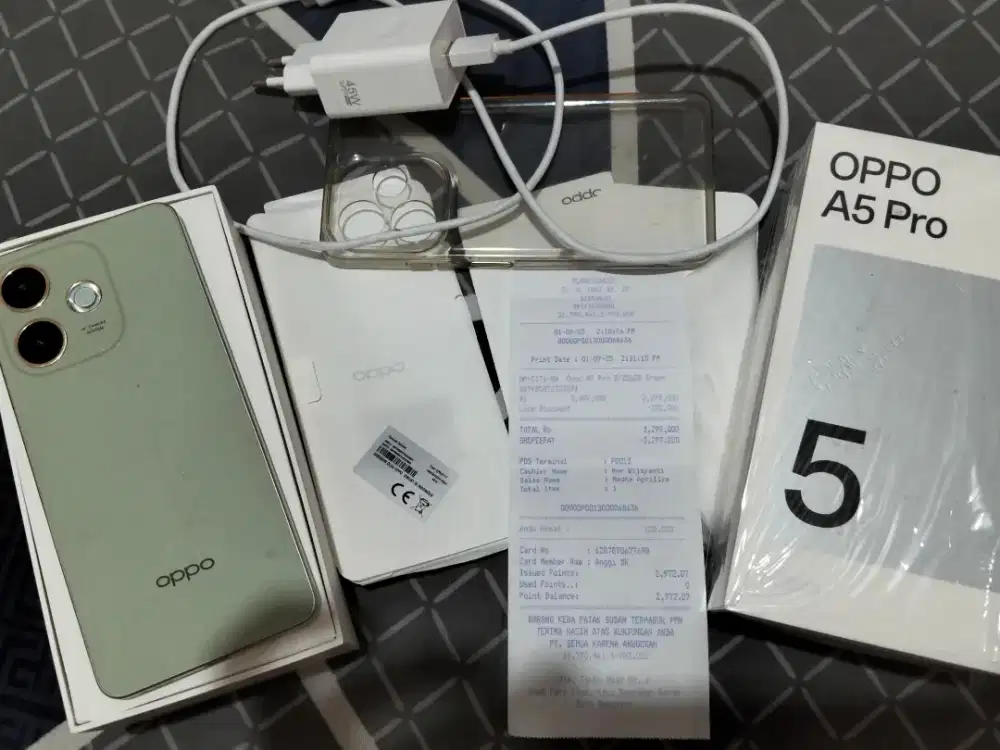 OPPO A5 Pro 8+8 / 256 Hijau Garansi Siap Basahhhh