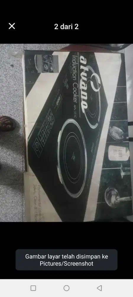 Kompor induksi listrik alvano