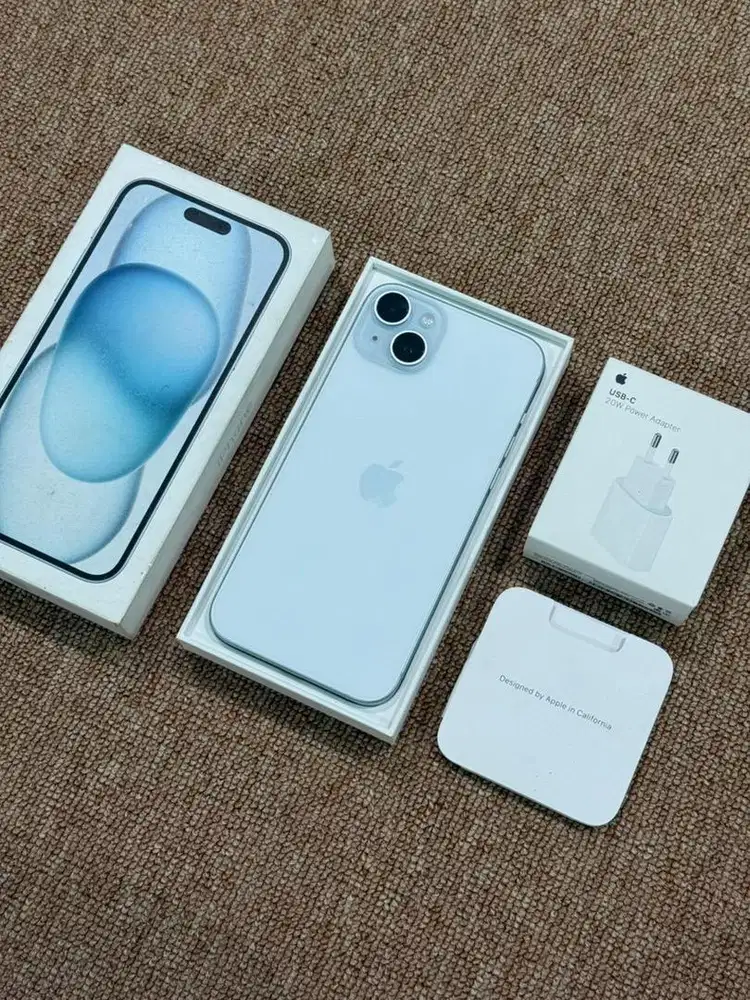 Iphone 15 plus 128gb ibox garansi on fullset