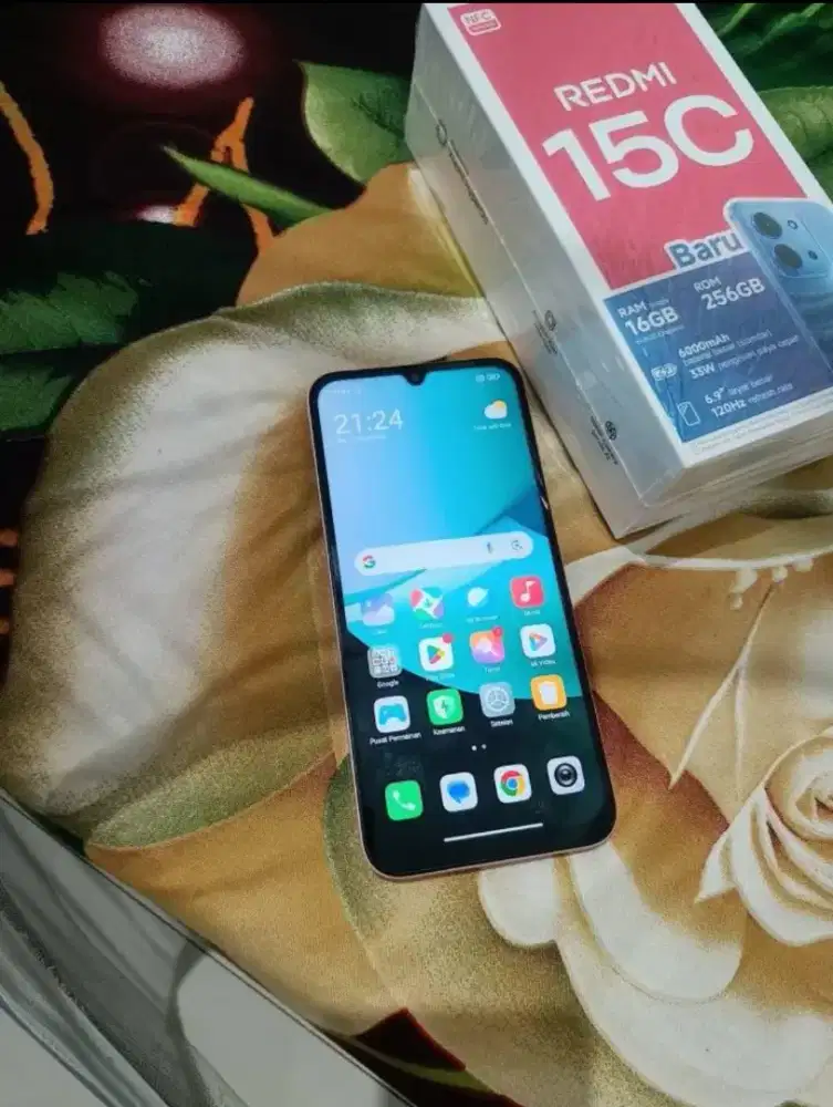REDMI 15C RAM 8/256 NFC RESMI LIKE NEW