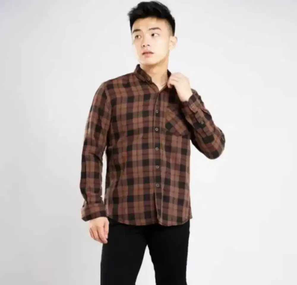 Kemeja Flanel BRAVE New