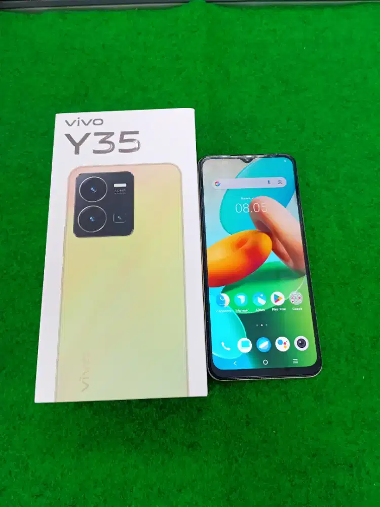 vivo Y35 ram 8/128gb lengkap mulus