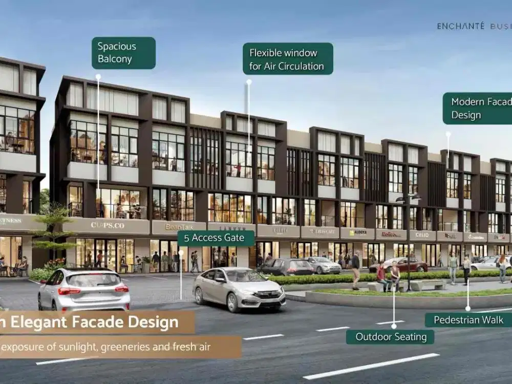 Dijual Ruko Enchante Business Park BSD City Tangerang