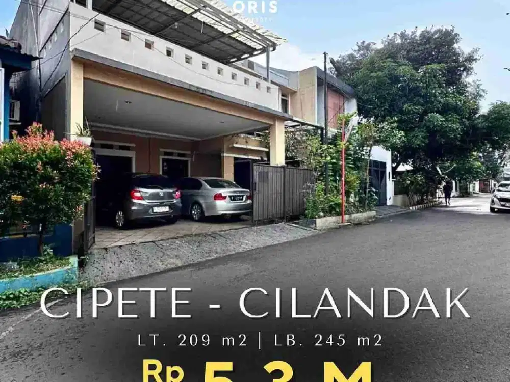 Turun Harga Rumah Semi Furnished di Cipete Cilandak Jakarta Selatan