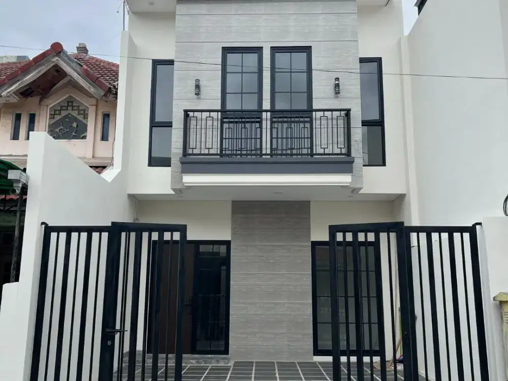 NEW GRESS 2 Lantai Balcony Perum PANTAI MENTARI, Kenjeran
