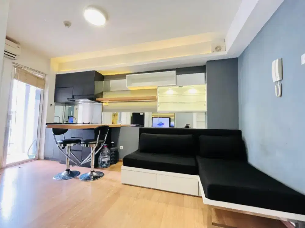 Sewa unit 2 bedroom lantai tinggi furnish siap huni@bassura city