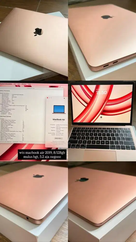 Macbook Air 2019 , 8/128
