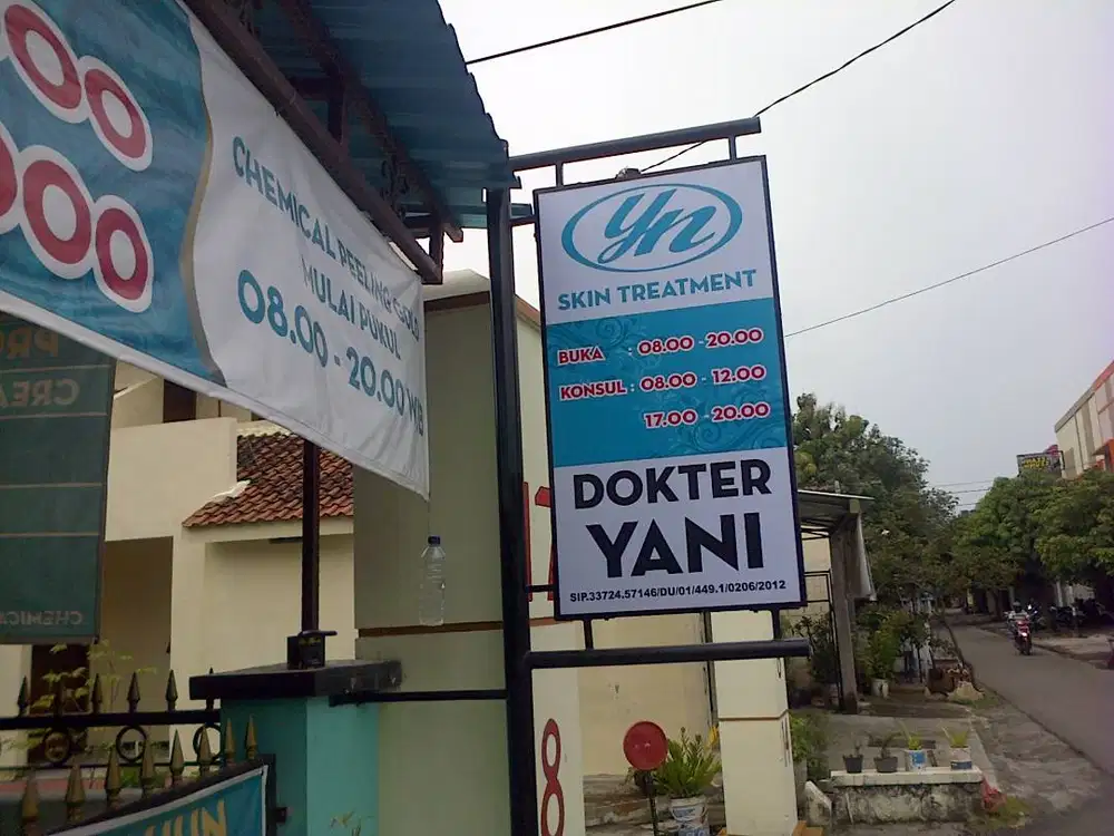 Vendor Papan Nama digital print mmt flexi beklit papan nama neon box