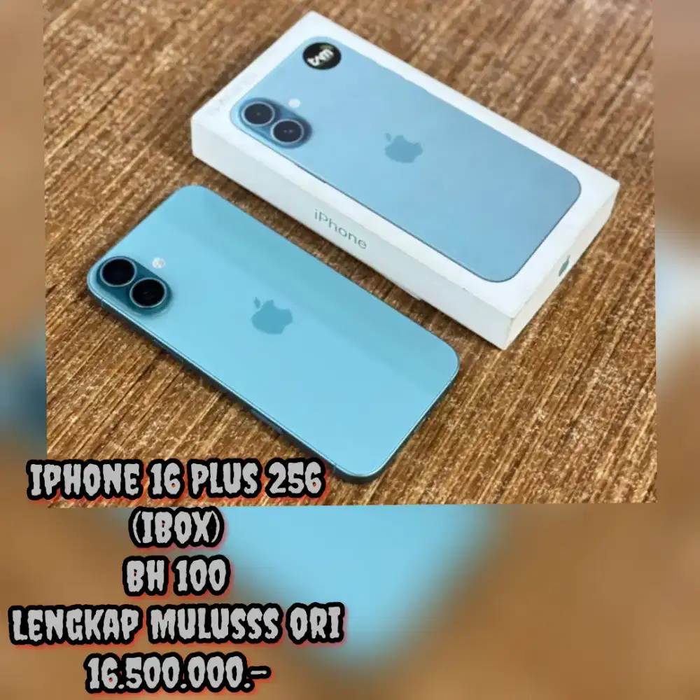 Iphone 16 Plus 256 (iBox) Bh 100