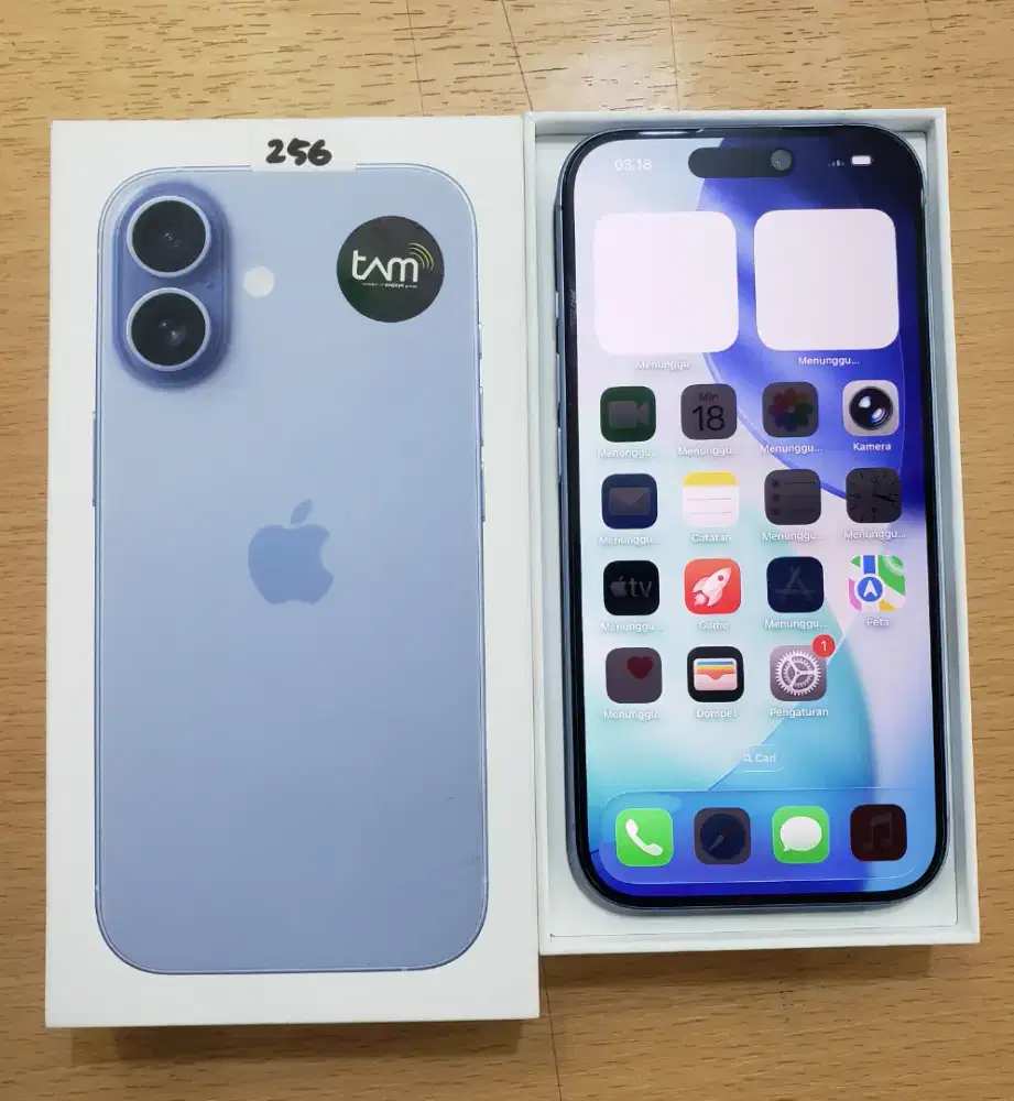iPhone 17 256GB Mist Blue iBox PA Garansi Panjang