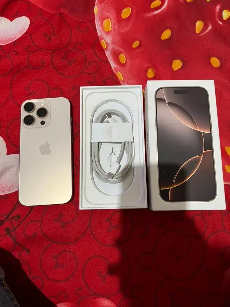 Iphone 16 pro 128 ibox garansi panjang 17/11/2026