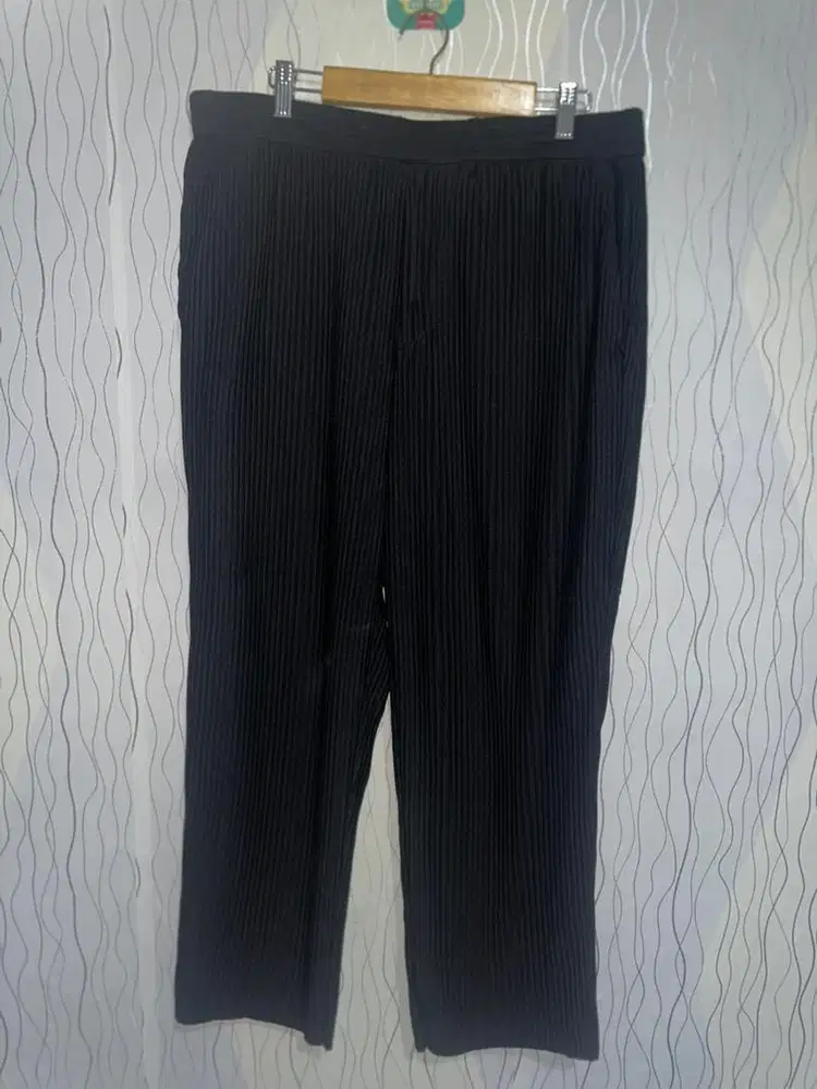 Zara Man Black celana panjang