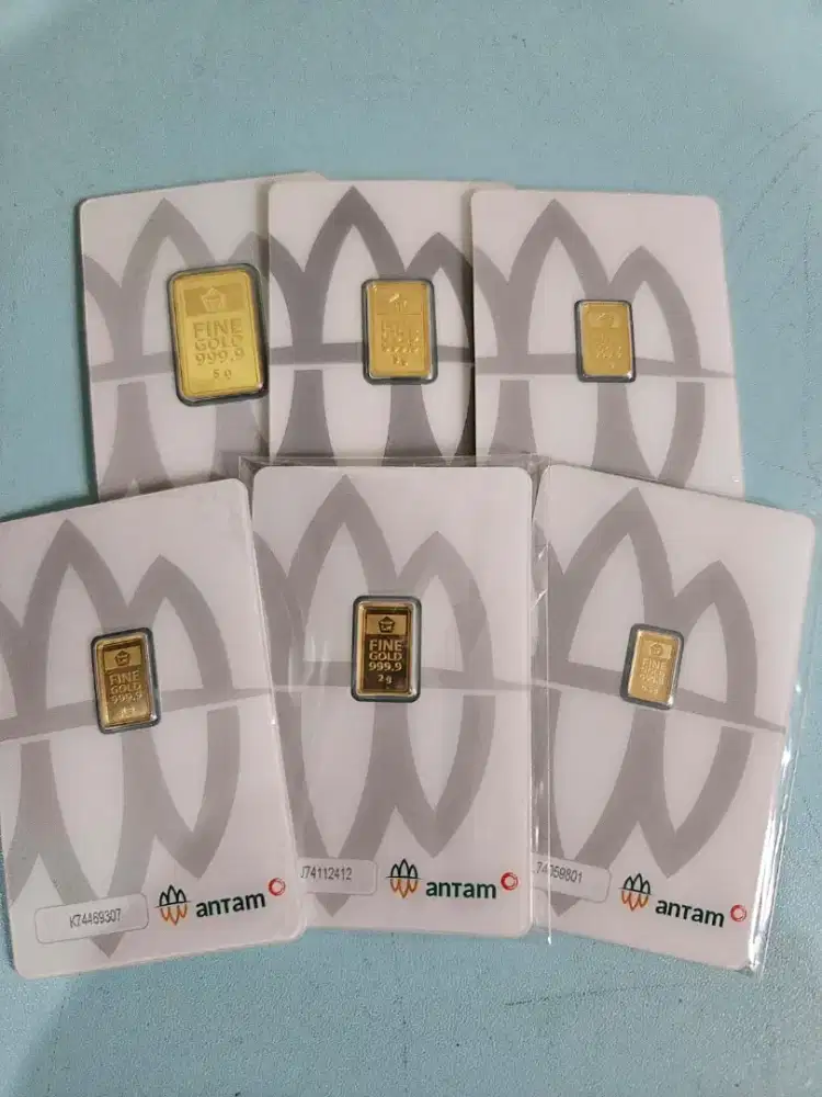 Emas Antam berbagai ukuran