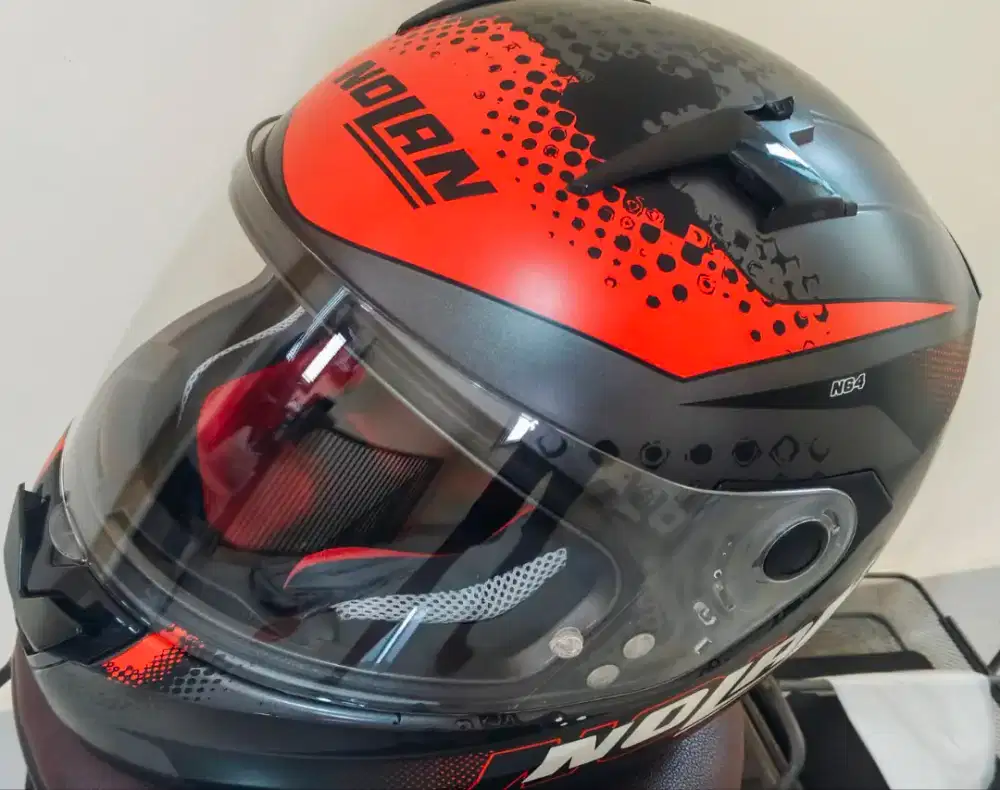 Helm Nolan N 64 Size L Motif Jarang Ada Wangi Mulus Terawat