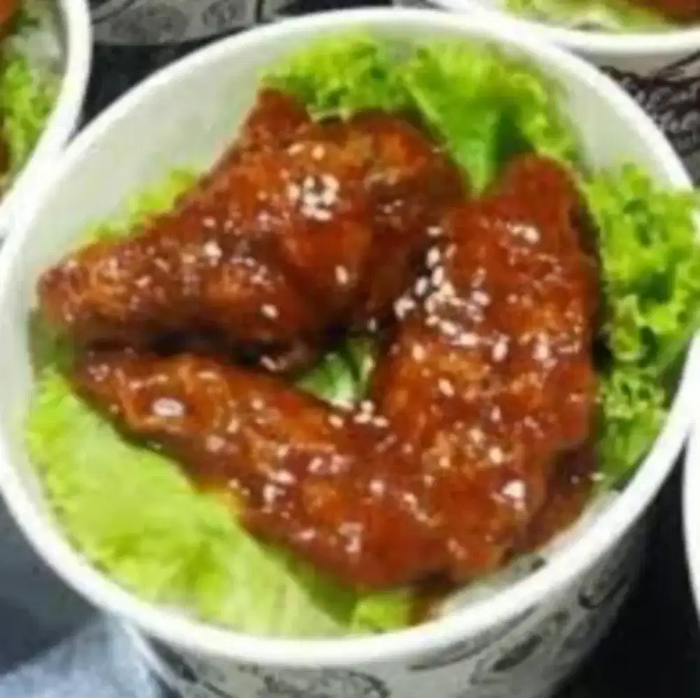Ricebowl chiken wings spicy