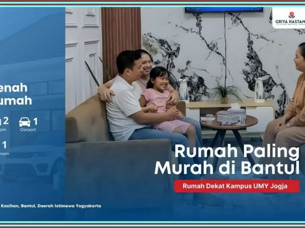 Hunian Modern Dekat UMY Row Jalan Lebar