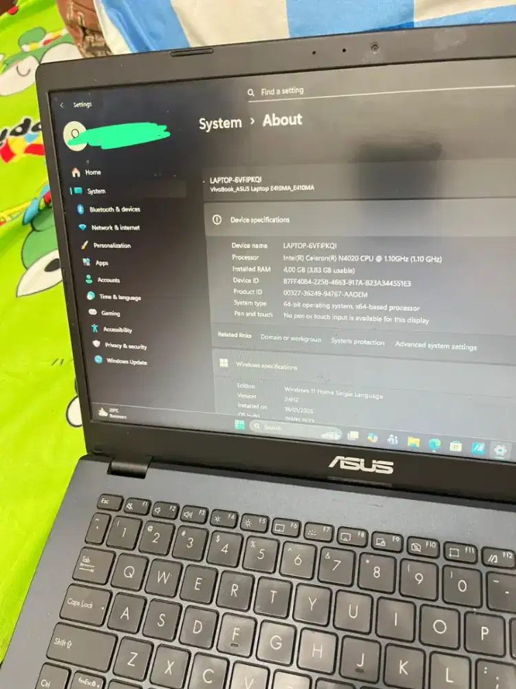 Laptop Asus E410MA