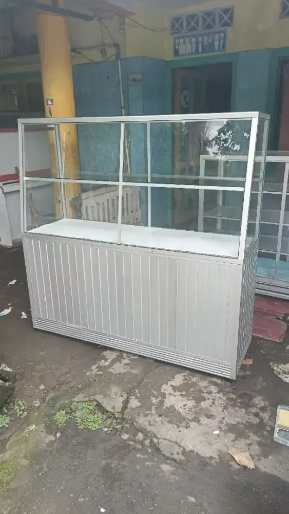 etalase warung makan bagus bekas