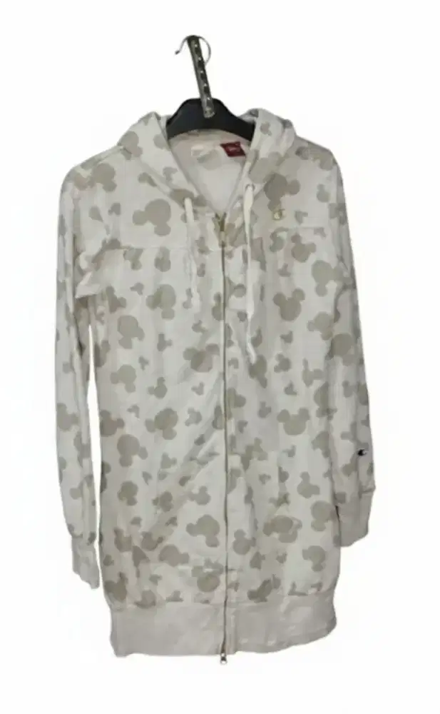 Jaket Hoodie Zipper Champion X Disney Full Print