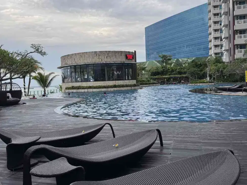 Siap Huni! Apart Borneo Bay 2br full furnised view pool dan laut