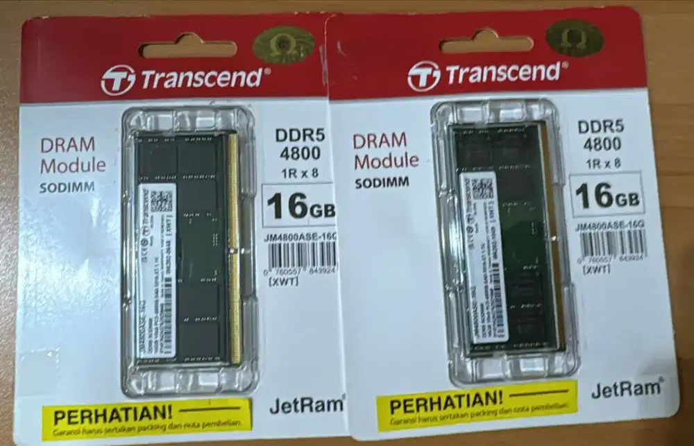 RAM 16GB Merk Transcend SODIMM Masih Segel