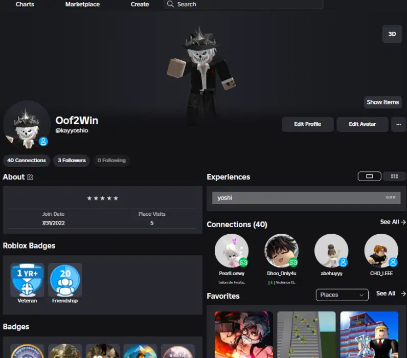 Dijual akun roblox BU