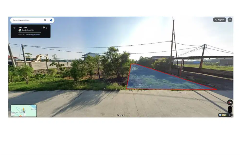 DIJUAL TANAH STRATEGIS PINGGIR JALAN RAYA LUAS 800 METER PERSEGI
