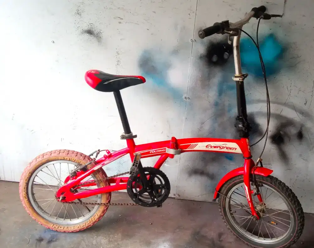 Sepeda lipat 16in evergreen